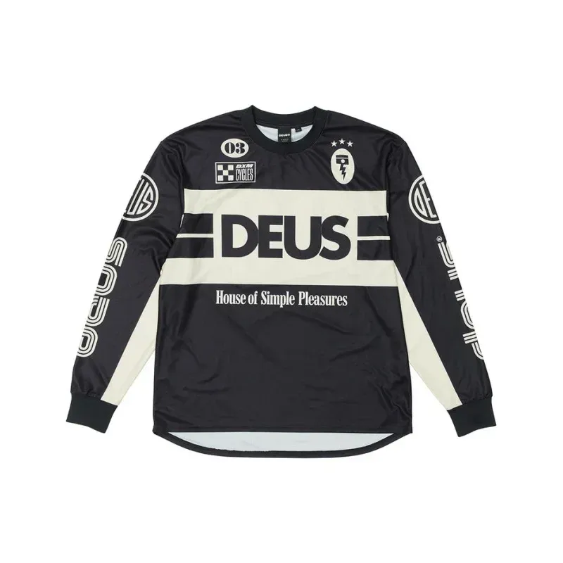 Mountainbike Downhill Trikots DEUS EX MACHINA Langarm Bike Shirts Offroad Motorrad Jersey Motocross Sportwear Kleidung