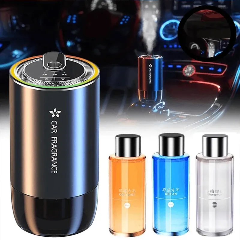 1000 mAh Auto Lufterfrischer USB Aufladbare Duft Diffusor LED Licht Geruch Verteiler Aromatherapie Duft Luft Auffrischung