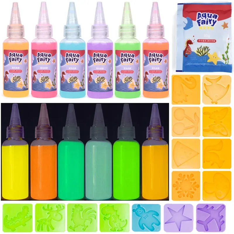 Handgemachte DIY Handwerk Malerei Aufkleber Montessori Bildung Origami Magie Leuchtende Wasser Elfen Kit Set Spielzeug Kinder Geschenk Kinder