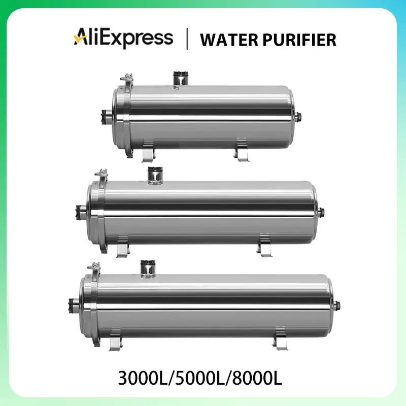 Kommerzieller Ultrafiltrations-Wasserreiniger, Edelstahl, 8000 l Wasserfiltersystem, 0,01 μm Membran, Küchenwasserreiniger