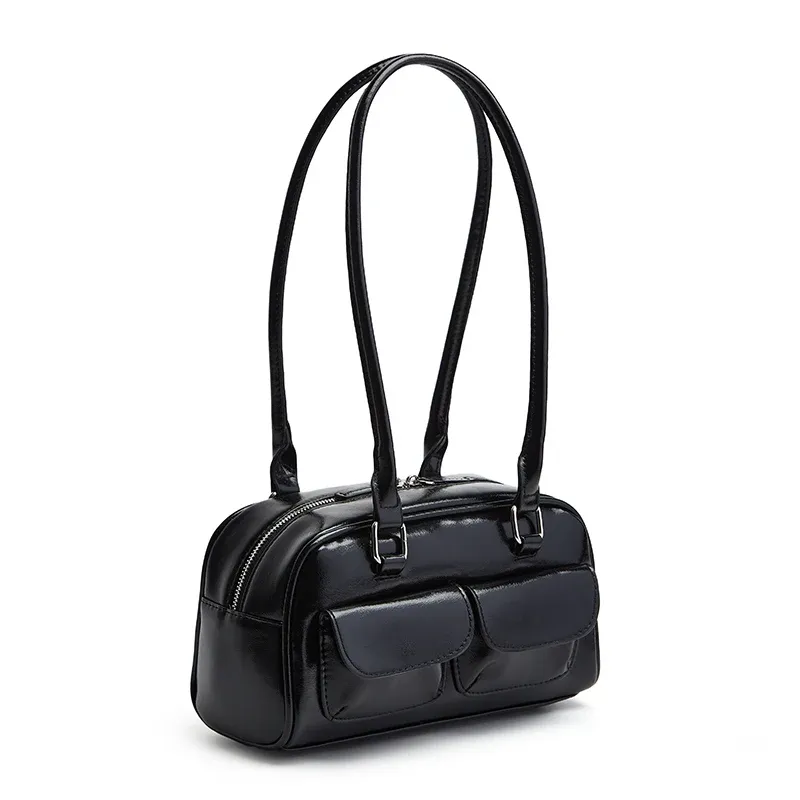 neue Damentasche Bowlingtasche 2024, neue Nische, Joker Boston-Tasche, Einkaufstasche, Unterarm-Umhängetasche