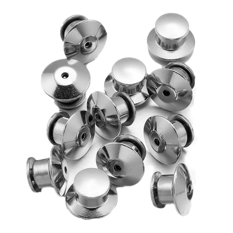 10/30/50 Stück Sicherheitsbrosche Verschluss Metall-Pins Rückenverschlüsse Kappen für DIY Schmuckherstellung Zubehör Bastelbedarf