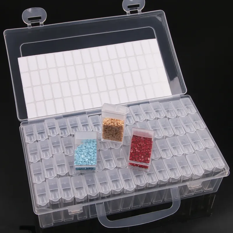 5D DIY Diamant Malerei Werkzeuge Zubehör Lagerung Box Container Diamant Stickerei Zubehör Bohrer Box Mosaik Container Fall