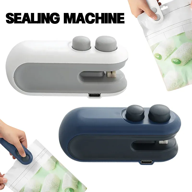 Mini Wärme Tasche Versiegelung Maschine Paket Versiegelung Taschen Kunststoff Lebensmittel Versiegelung Clip Tasche Handheld Versiegelung Lebensmittel Verpackung Heißsiegelgerät