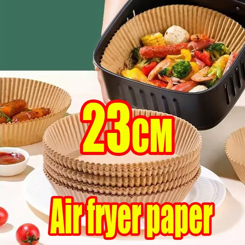 Air Fryer Liner Fryer Air Zubehör Aerogrill Pergament Einweg Liner Antihaft Pergament Backofen Papier Zubehör