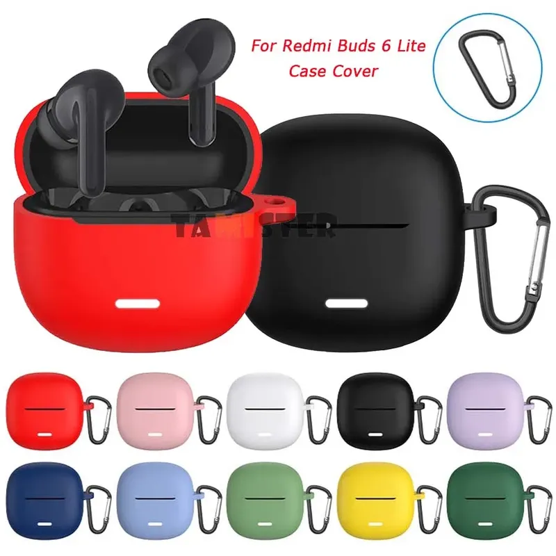Für Redmi Knospen 6 Lite Fall Abdeckung Silikon Schutzhülle Für Redmi Knospen 6 Lite Bluetooth Drahtlose Kopfhörer Schutz Haut