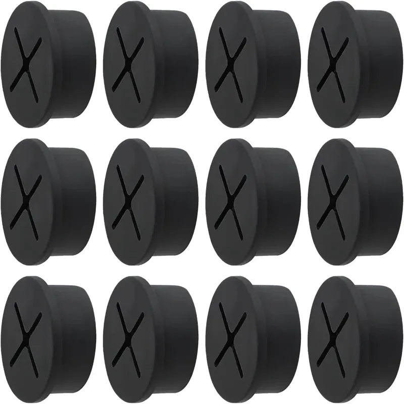 2/4/6/8/10/12Pcs Schreibtisch Kabel Tülle Draht Loch Abdeckung Linie Outlet Port Threading Box Abdeckung Kabel Vorbei Box Büro Kabel Organizer