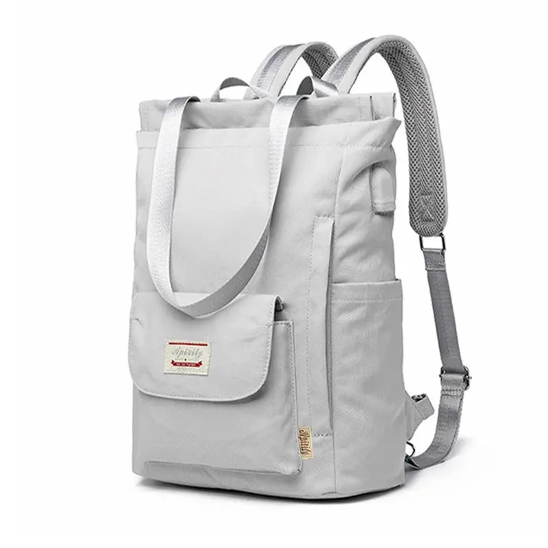 Frauen rucksack Wasserdicht Stilvolle Laptop Rucksack 13,3 14 15,6 zoll Koreanische Mode Oxford Leinwand USB College Rucksack tasche fem
