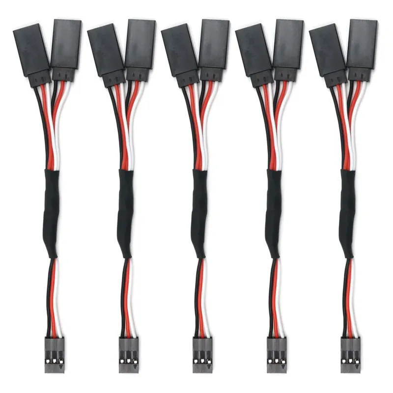 5PCS 100/150/200/300/500mm RC Servo Y Verlängerung Kabel Kabel Blei draht Für RC Servo JR Futaba RC Flugzeug Hubschrauber Auto DIY