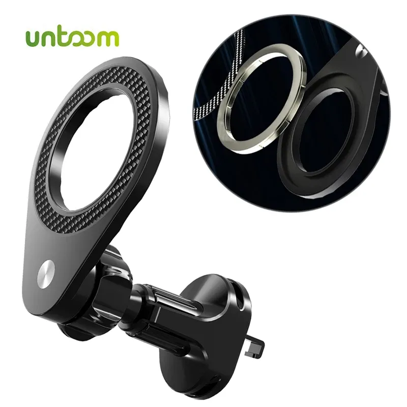 Untoom Magnetischer Auto-Telefonständer für Lüftungsschlitze für MagSafe, universeller starker Magnet, Autotelefonhalter für iPhone 16, 15, 14 Pro Max, Xiaomi