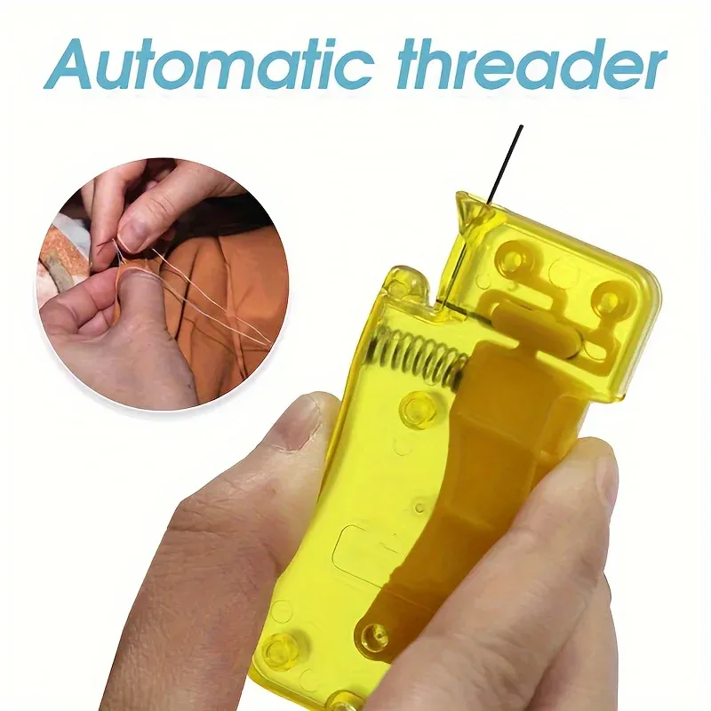 Automatischer Nadeleinfädler, DIY Handnähen Nadeleinfädler, Heimhandwerk und Nähzubehör