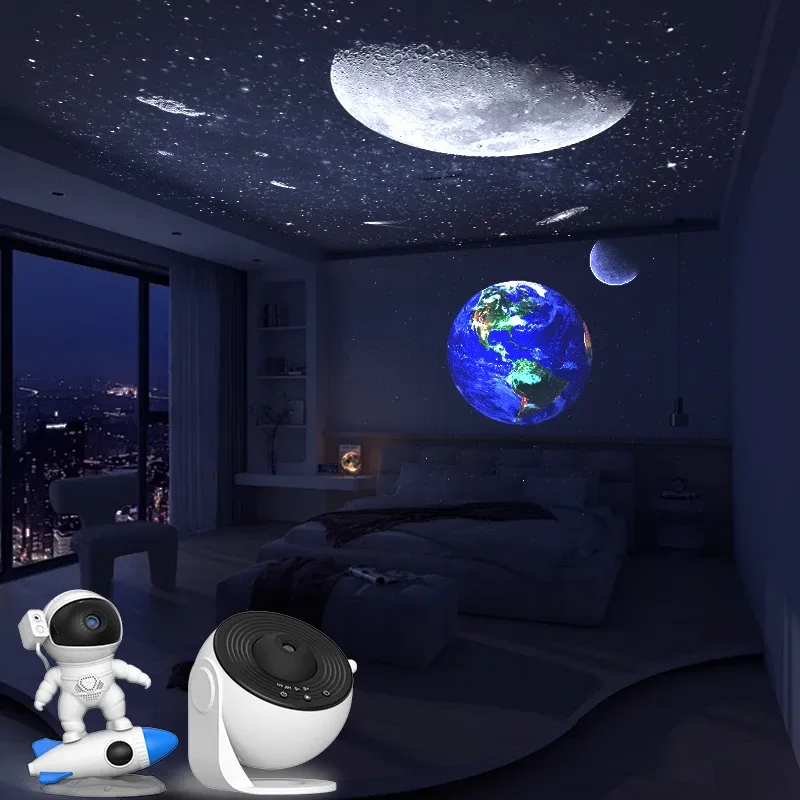 Nachtlicht Galaxy Projektor Sternenhimmel Projektor Planetarium Lampe 6er Pack (Projektor nicht im Lieferumfang enthalten)
