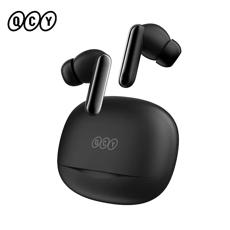 QCY Melobuds N50 ANC Kabelloser Kopfhörer, 6 Mikrofone, KI-Anrufgeräuschunterdrückung, Bluetooth 5.4-Ohrhörer, Kopfhörer mit zwei Verbindung