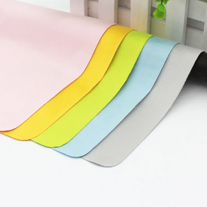5 Stück hochwertige Mikrofaser-Brillenputztuch, Chamois-Brillenreiniger für Objektiv, Telefon, Bildschirmreinigungstücher