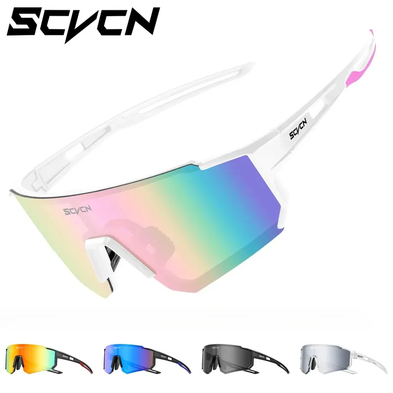 SCVCN Modische Sonnenbrille für Herren, Sport, Radfahren, Brille, Fahrrad, Wandern, Camping, Golf, UV400, Schutzbrille, Damen, Baseball