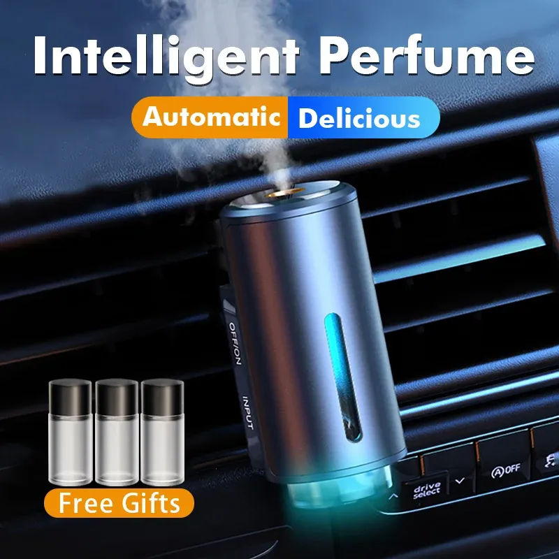 Auto Elektrische Luft Diffusor Aroma Auto Air Vent Luftbefeuchter Nebel Aromatherapie Auto Lufterfrischer Für Entfernen Gerüche Auto Zubehör