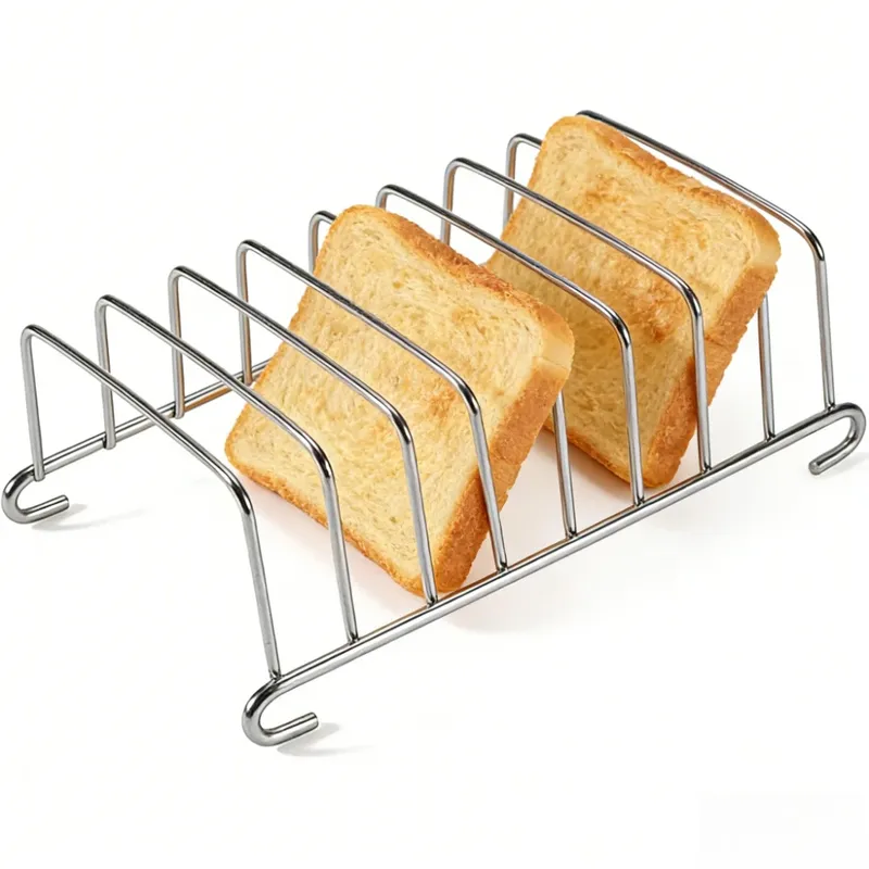 Toastbrot-Ständer aus Edelstahl, Schneidebrett- und Teller-Aufbewahrungsregal, Kühlgitter, Brotständer, Heißluftfritteuse-Zubehör, Küchenwerkzeug