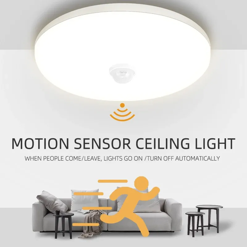 Radar LED Decken leuchten LED Pir Bewegungs sensor Licht hängen Nachtlicht für Raum Flure Smart Decken leuchte mit Radar leuchten