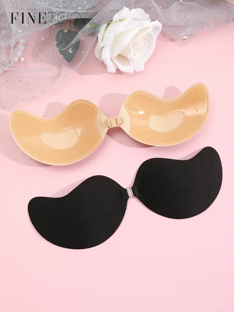 1 Stück unsichtbarer, aufklebbarer Lift-BH, trägerloser und nahtloser Push-up-BH, Anti-Konvex-BH, Damen-Dessous- und Unterwäschezubehör