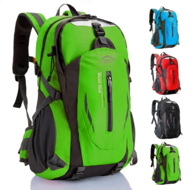 Großer wasserdichter Rucksack 40l Tasche Camping Wandern Wandern Outdoor-Reise Rucksack strap azier fähiges Nylon