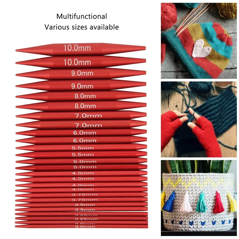Austauschbares Stricknadel-Set – abnehmbares kreisförmiges Häkelset, mehrere Größen, perfektes Geschenk für Stricker