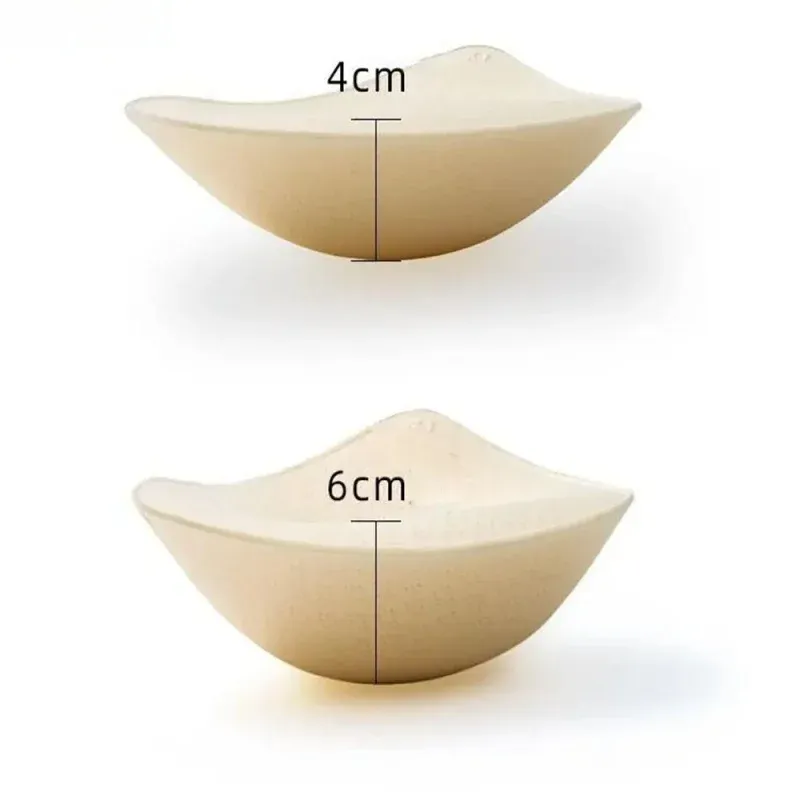 2 dicke Push-Up-BH-Pads – abnehmbare Latex-Brustvergrößerungseinsätze für Badeanzüge, Bikini, Dessous und Sport-BHs (S/M/L)