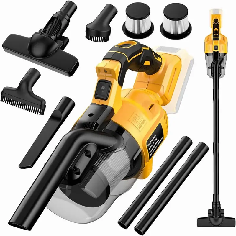 Handstaubsauger mit 2 Filtern, elektrischer Akku-Staubsauger für Zuhause, Auto, Tierhaare, sauber, für DeWalt 20 V Akku