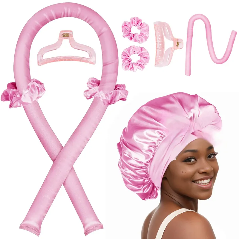 Heatless Curling Rod Nacht Kappe Keine Wärme Band Faul Lockenwickler Stirnband Lockenwickler Schlafen Weiche Stirnband Haar Styling Werkzeuge