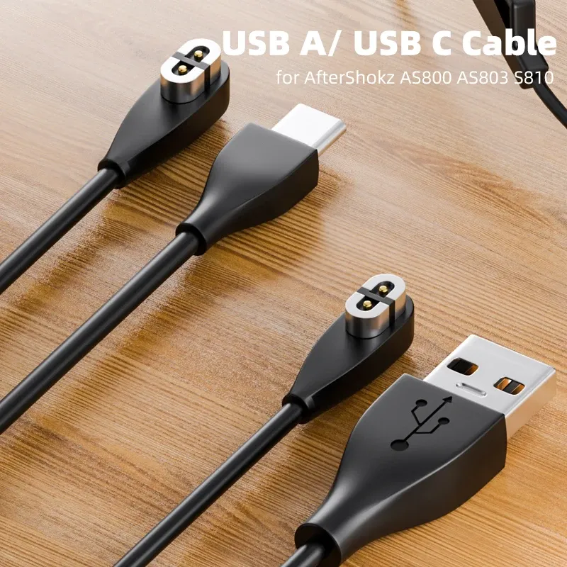 Typ C/USB-Ladekabel für Aftershokz Aeropex AS800 S803 S810 Knochenleitungskopfhörer, magnetischer Adapter für Shokz OpenRun Air