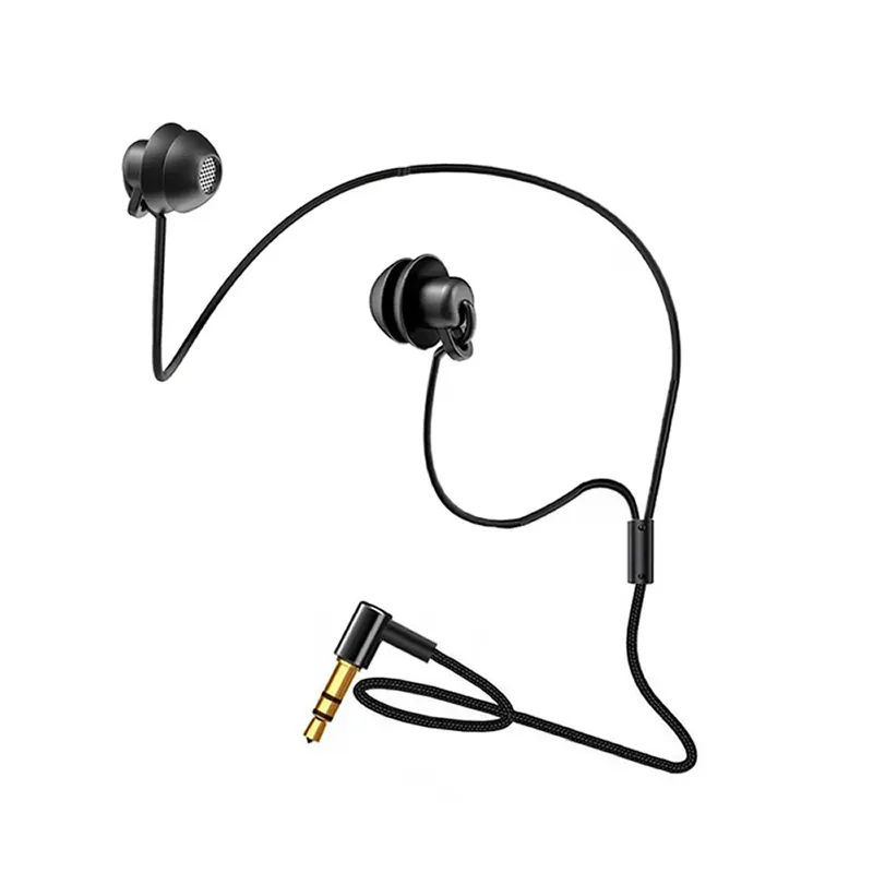 3,5 mm kurze kabelgebundene Kopfhörer, Silikon-Kopfhörer, In-Ear-Schlafmusik-Kopfhörer für MP3 4/Player, Radio für Bluetooth-Audio-Adapter