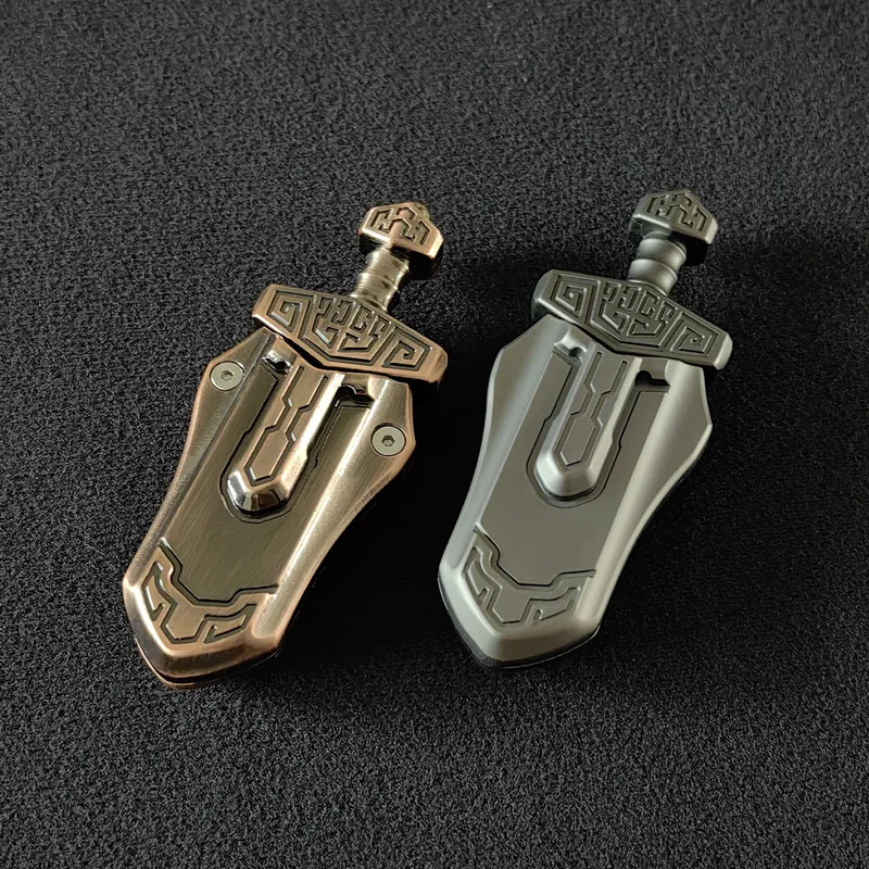 EDC Schwert Dekompressionsspielzeug Fidget Sliders Fidget Toys Stressabbau für Erwachsene Magnetisches Metallspielzeug Anti-Angst Offi