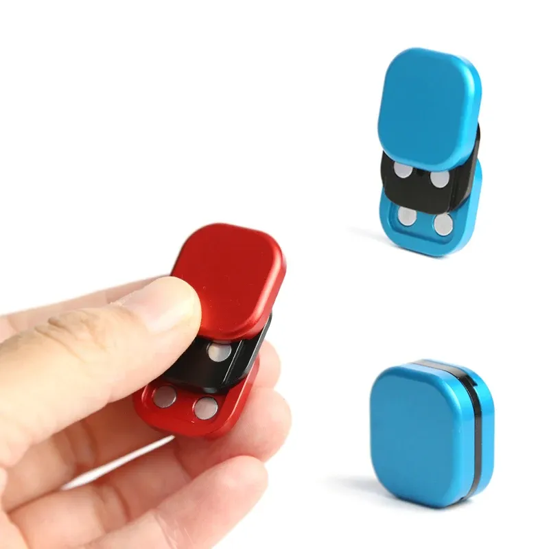 Aluminiumlegierung Mini 3-lagiger Fidget Haptic Slider Metall EDC Fidget Spielzeug Anti-Angst Büro Schreibtisch Spielzeug Erwachsene Stressabbau Spielzeug