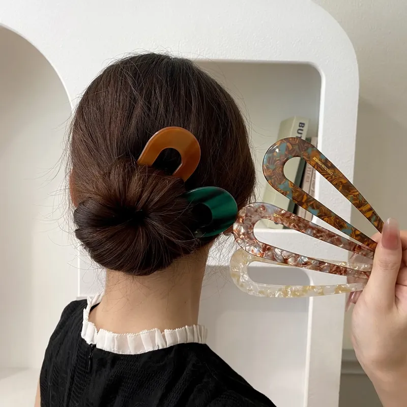 Einfache Metall Geometrische Haar Klaue Clips Elegante Geometrische Haar Zubehör Kreuz Krabben Bad Clip Für Frauen Mode Mädchen Headwear
