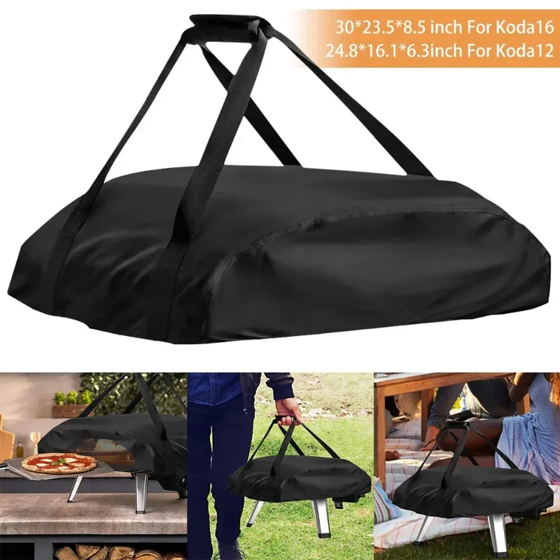 Pizzaofen-Abdeckung für Ooni Koda 12 16, tragbar, 420D Oxford-Stoff, wasserdicht, Pizzaofen, staubdichte Abdeckungen, Grillzubehör
