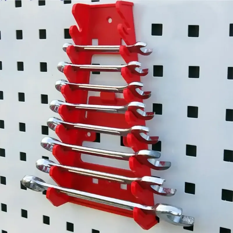 Kunststoff Schlüssel Rack Organizer Wand Montiert Tablett Steckdosen Lagerung Werkzeuge Rack Sorter Standard Schraubenschlüssel Halter Hause Schlüssel Halter