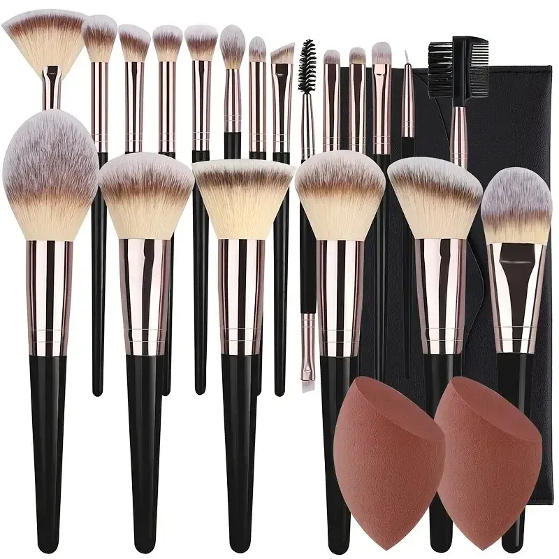 3-20-teiliges Make-up-Pinsel-Set, weiche, flauschige Pinsel für Lidschatten, Foundation, Concealer, Rouge, Kabuki-Pinsel, professionelles Schönheitswerkzeug für Frauen