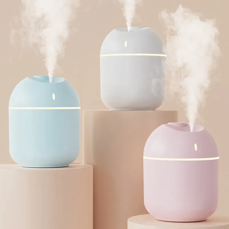 270ML Luftbefeuchter Kühlen Nebel Aroma Diffusor LED Nachtlicht power-off schützen USB Humidificador Für Home Office