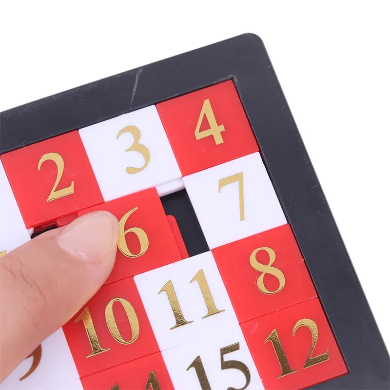 1pc 1-15 Nummer Slide Puzzle Brain Puzzle-Spiele trainieren das Gehirn Lernspiel zeug fĂŒr Kinderspiel zeug - 3.08 EUR