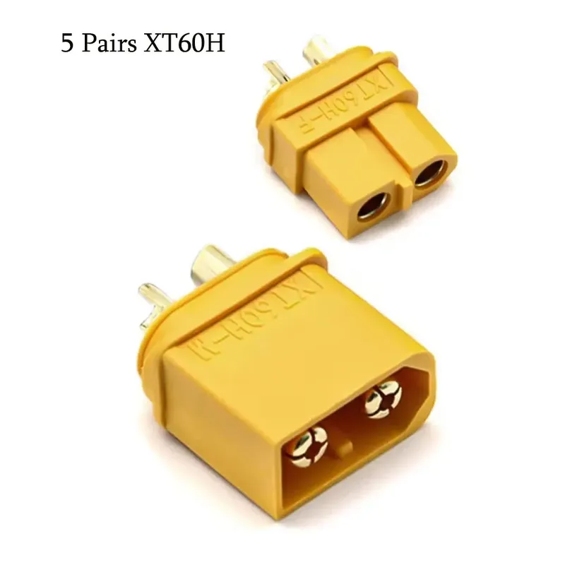 5/10 Paar XT60H verbesserter Stecker männlich weiblich Stecker mit Schutzhüllen Lithiumbatterie RC Flugzeug Automobil spezifisch