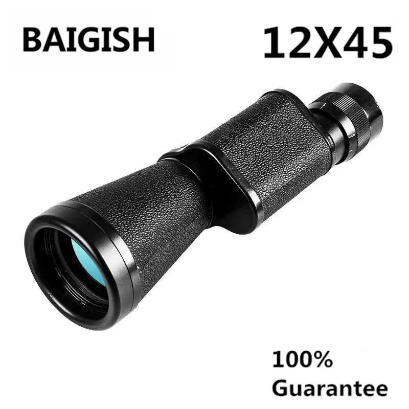 Metall 8X30/10X40/12X45 Militär Monokular HD Hochwertiges tragbares Mini-Teleskop Kapitän Karibik Piraten Fernglas Fernglas