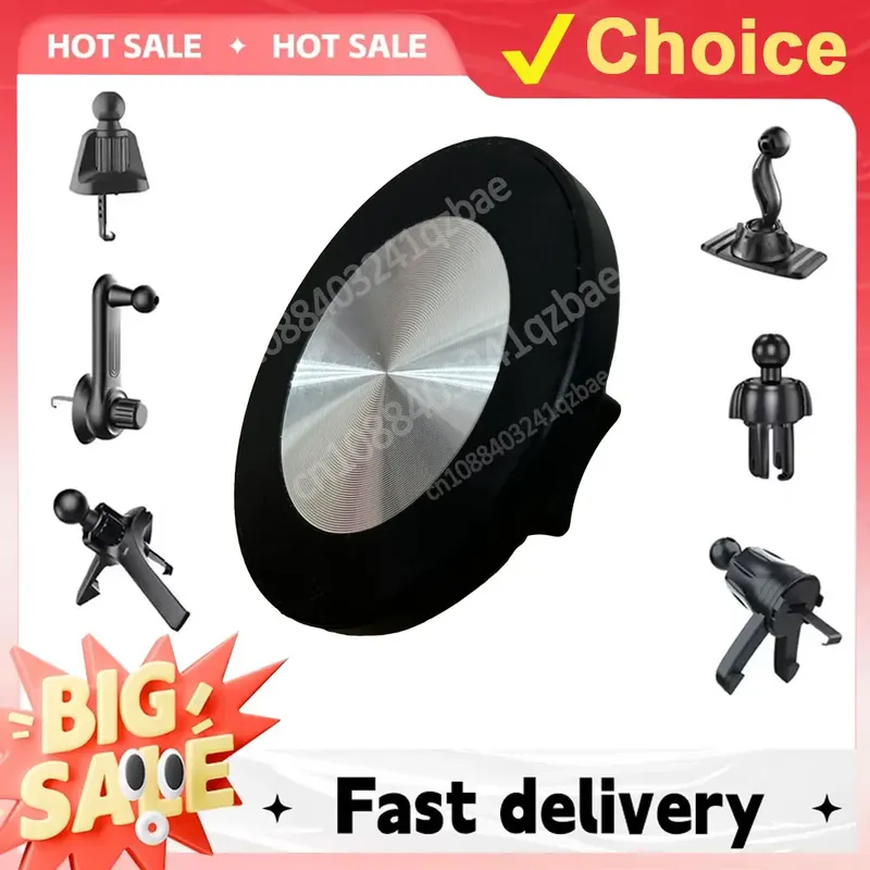 Für MagSafe Auto Halterung Zubehör Universal Magnetische Auto Telefon Halter Teile Geeignet für 17mm Kugelkopf Basis Magnet Halterungen
