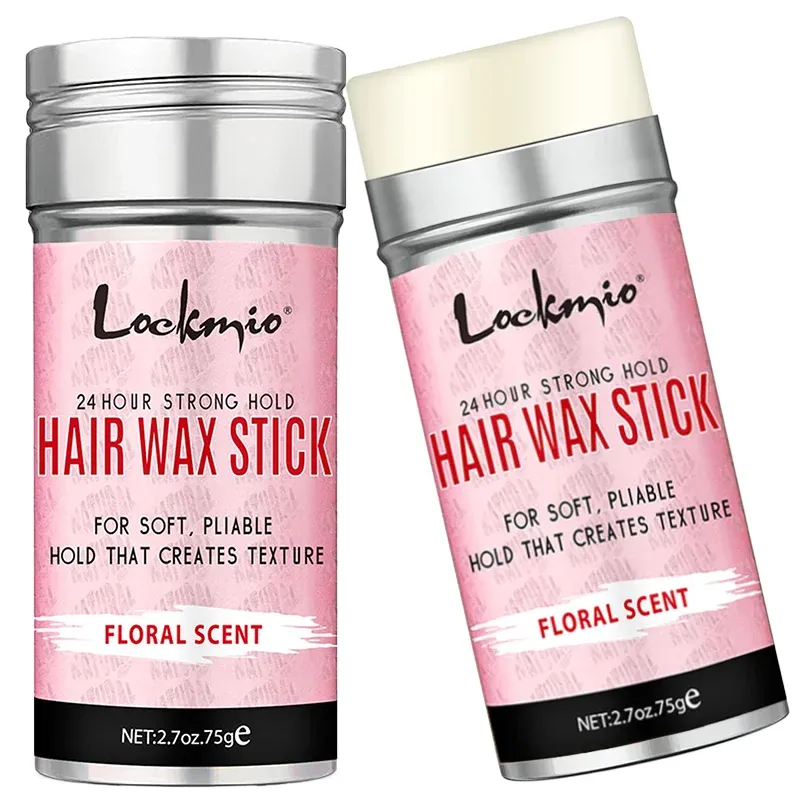 Professionelles Styling-Wachsset für Frauen, Glättung, gebrochener Haarschlamm, Anti-Frizz-Pomade, Messy Hair Control Wax Rod