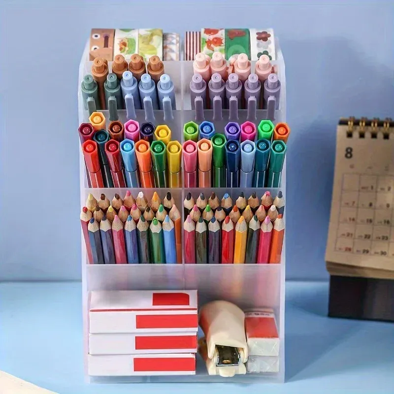 Stifthalter, Bleistift-Organizer, Stift-Organizer, Stifthalter, Schreibtisch-Organizer, Schreibwaren-Halter, Bleistift-Tablett, Stift-Organizer