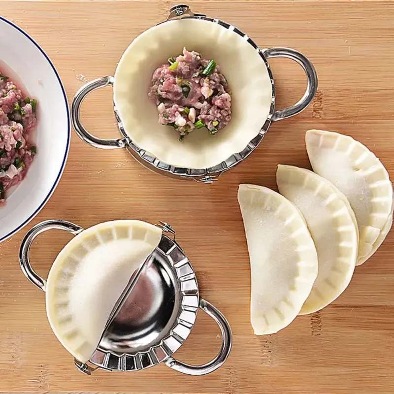 Edelstahl Knödel Maker Knödel Haut Form Ravioli Maker Presse Pie, Der Presse Wrapper Gebäck Maker Küche Zubehör