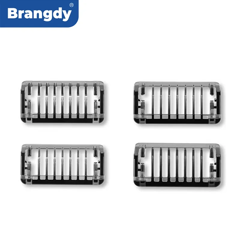 Brangdy 4-Größen-Führungskammschutz für One Blade QP2520 QP2630 QP2724 QP2834 QP6510 QP6520 QP6531 Elektrorasierer Bartschneider