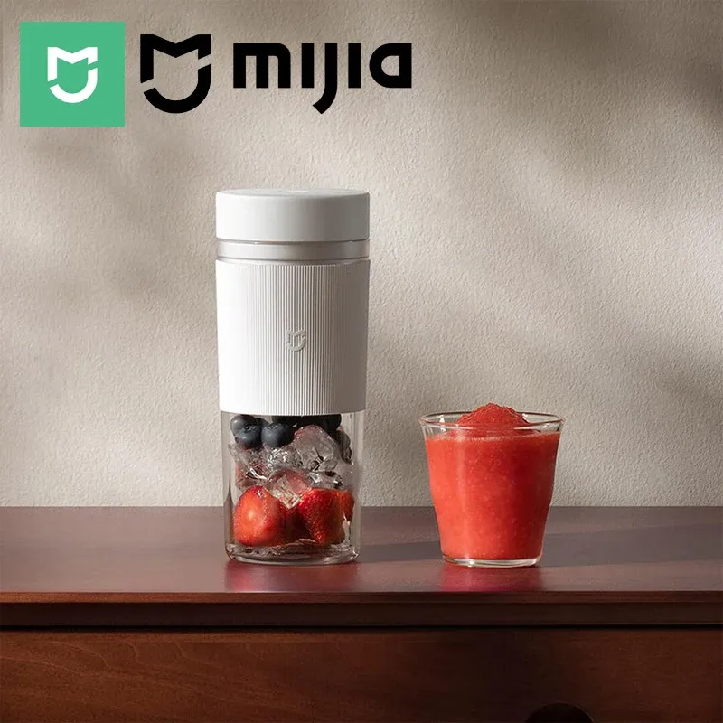 MIJIA Tragbarer Mixer 2,40S, schnelles Entsaften, 19500 U/min, 300 ml Fassungsvermögen, Mixer-Entsafter, PCTG-Bechergehäuse