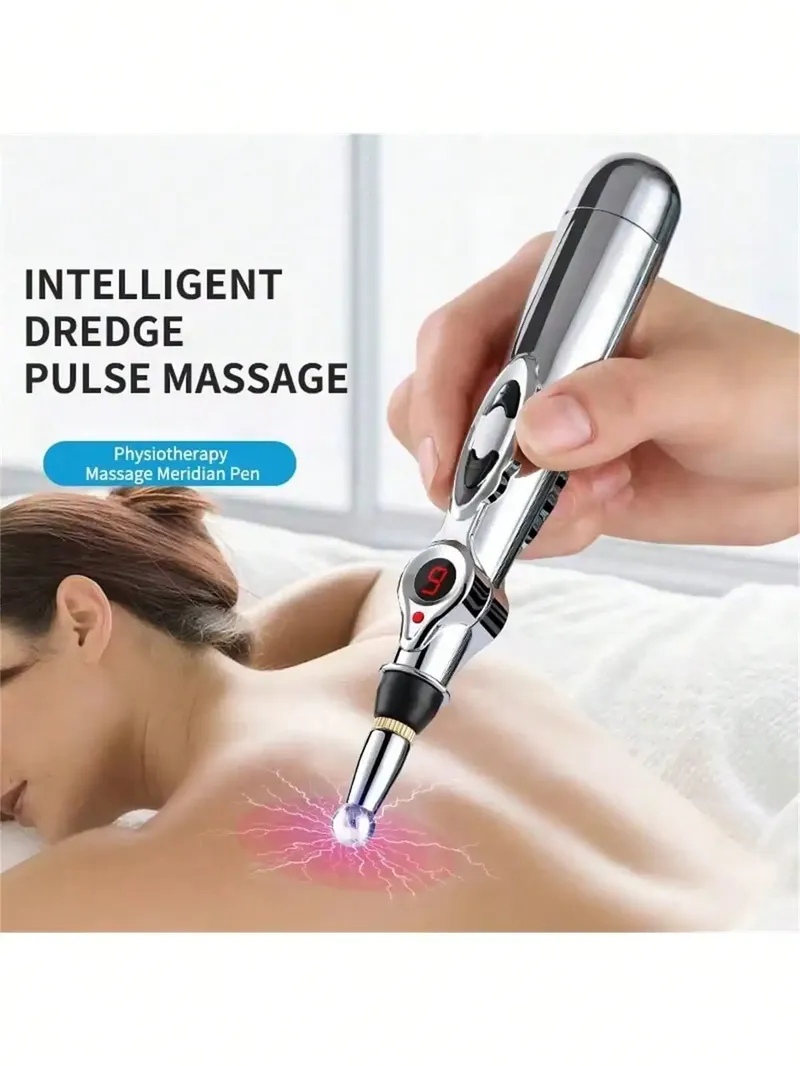Tragbares Massage kissen, Massage aufkleber und Massage stift für Nacken, Schultern und Ganzkörper