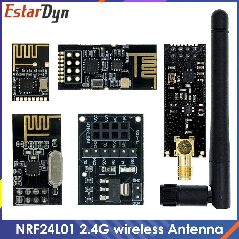 NRF24L01+ 2,4G drahtloses Datenübertragungsmodul 2,4 GHz NRF24L01 Upgrade-Version NRF24L01+PA+LNA 1000 Meter GT24 für Arduino