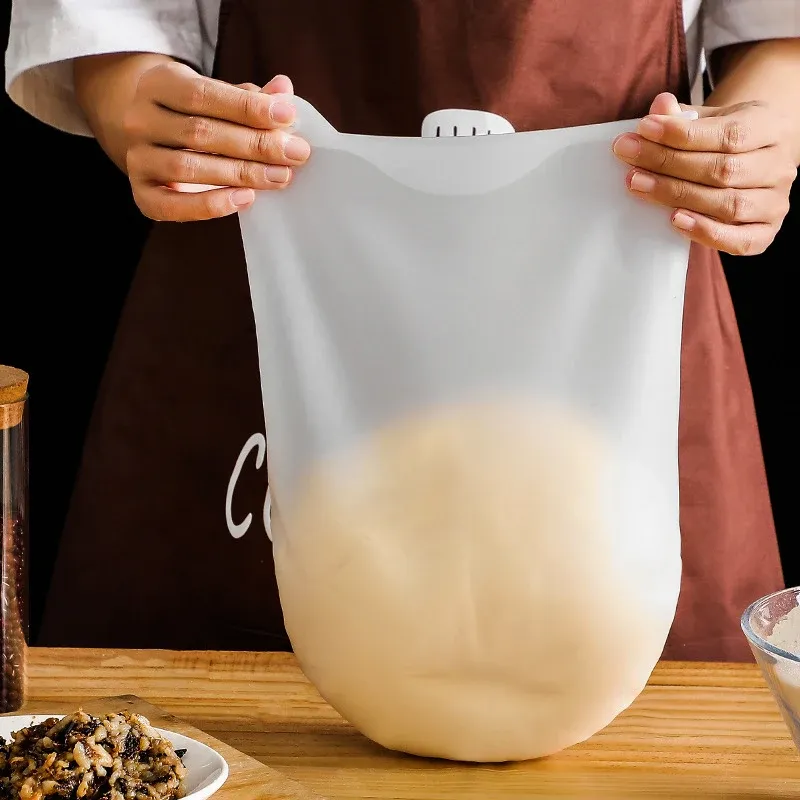Silikon-Knetbeutel Küchen-Mehlmixer Vielseitiges Brot-Backwaren-Pizza-Kochwerkzeug