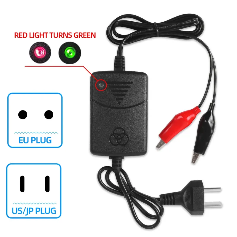 12v 1300ma universelles intelligentes Batterie ladegerät wiederauf ladbar für versiegelte Bleis äure pro PKW LKW Motorrad wiederauf ladbarer eu us Stecker